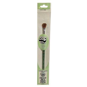 Vintage Loew Cornell Camel Hair AMMB Mini Mop Artist Brush Watercolor Ink Japan